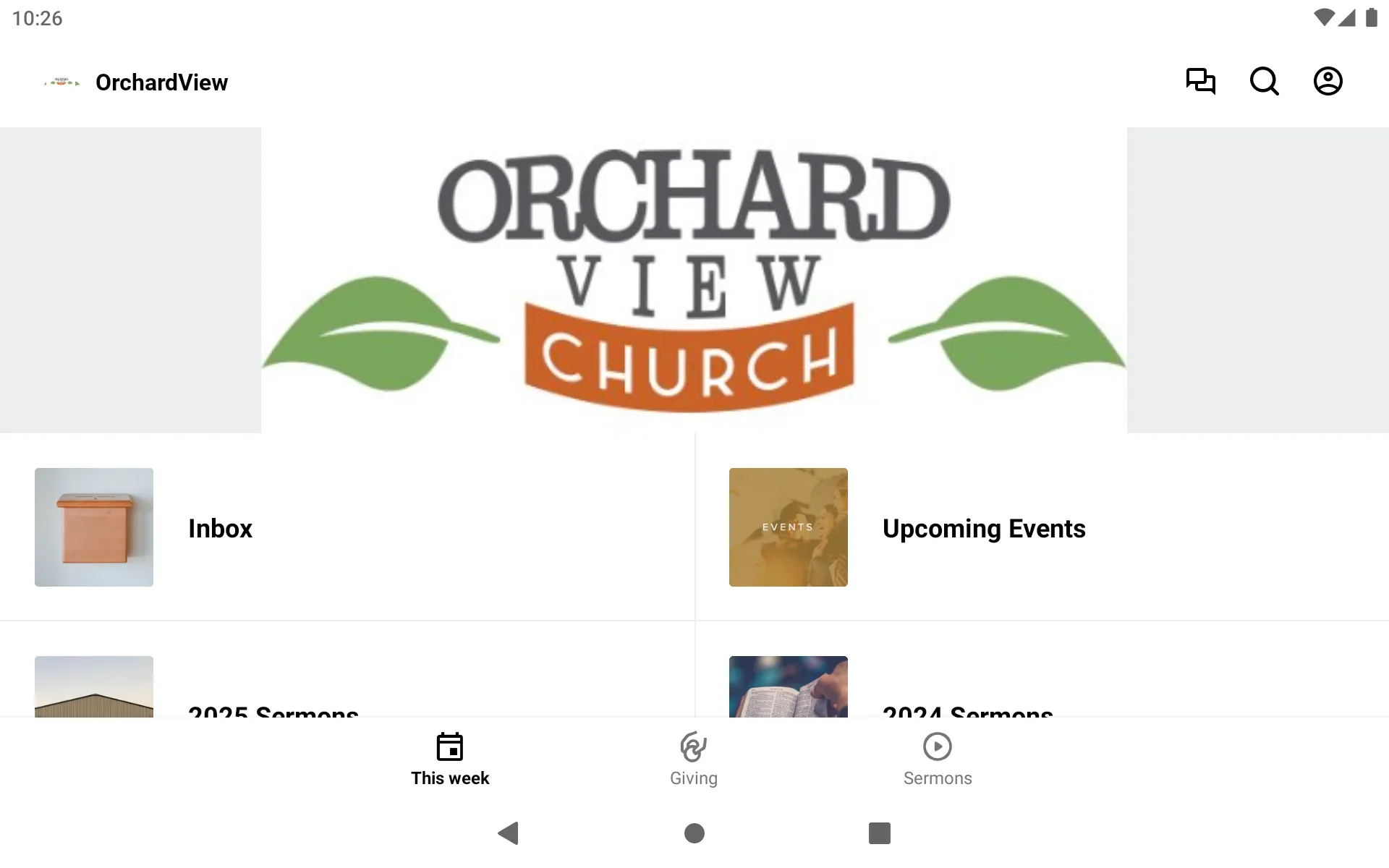 Orchard View Church | Indus Appstore | Screenshot