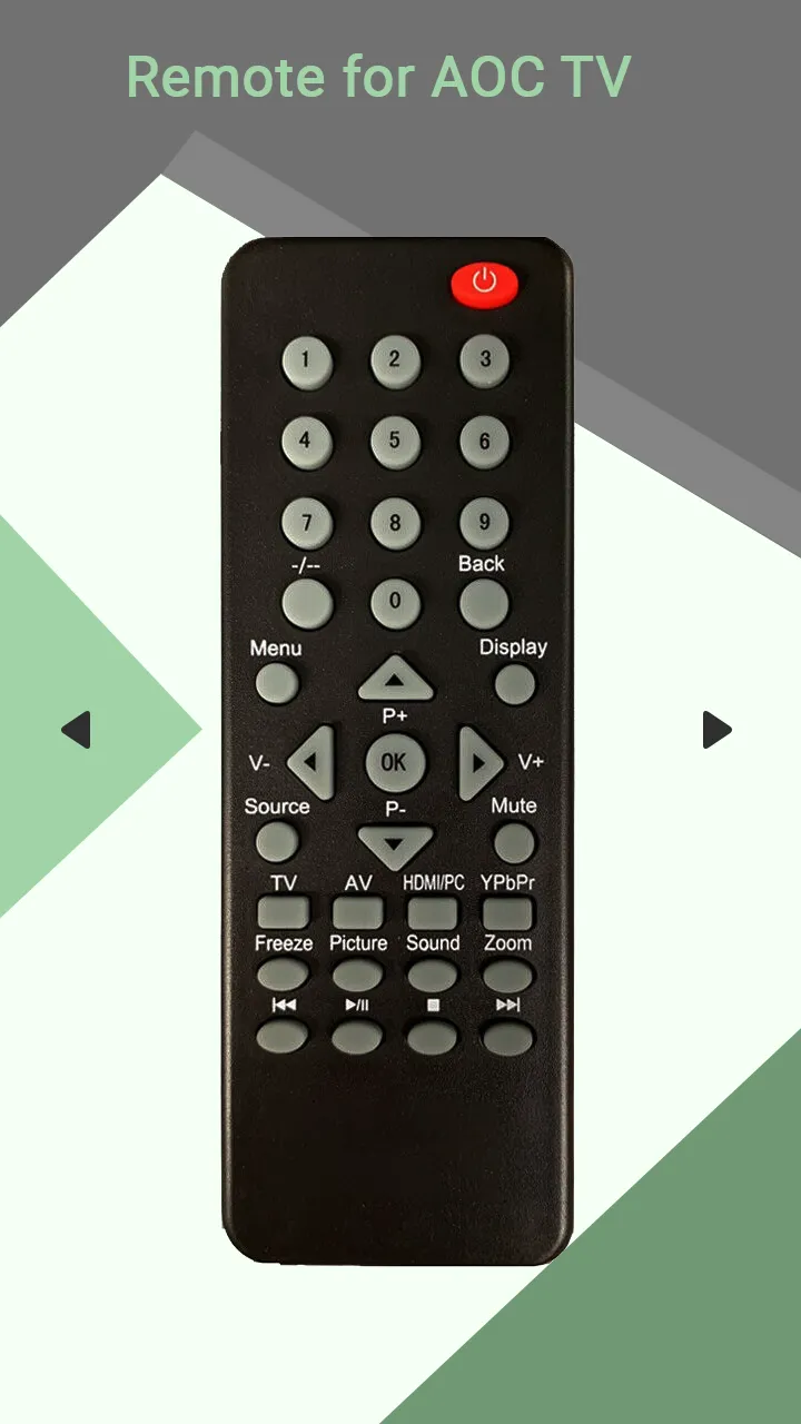 Remote for AOC TV | Indus Appstore | Screenshot
