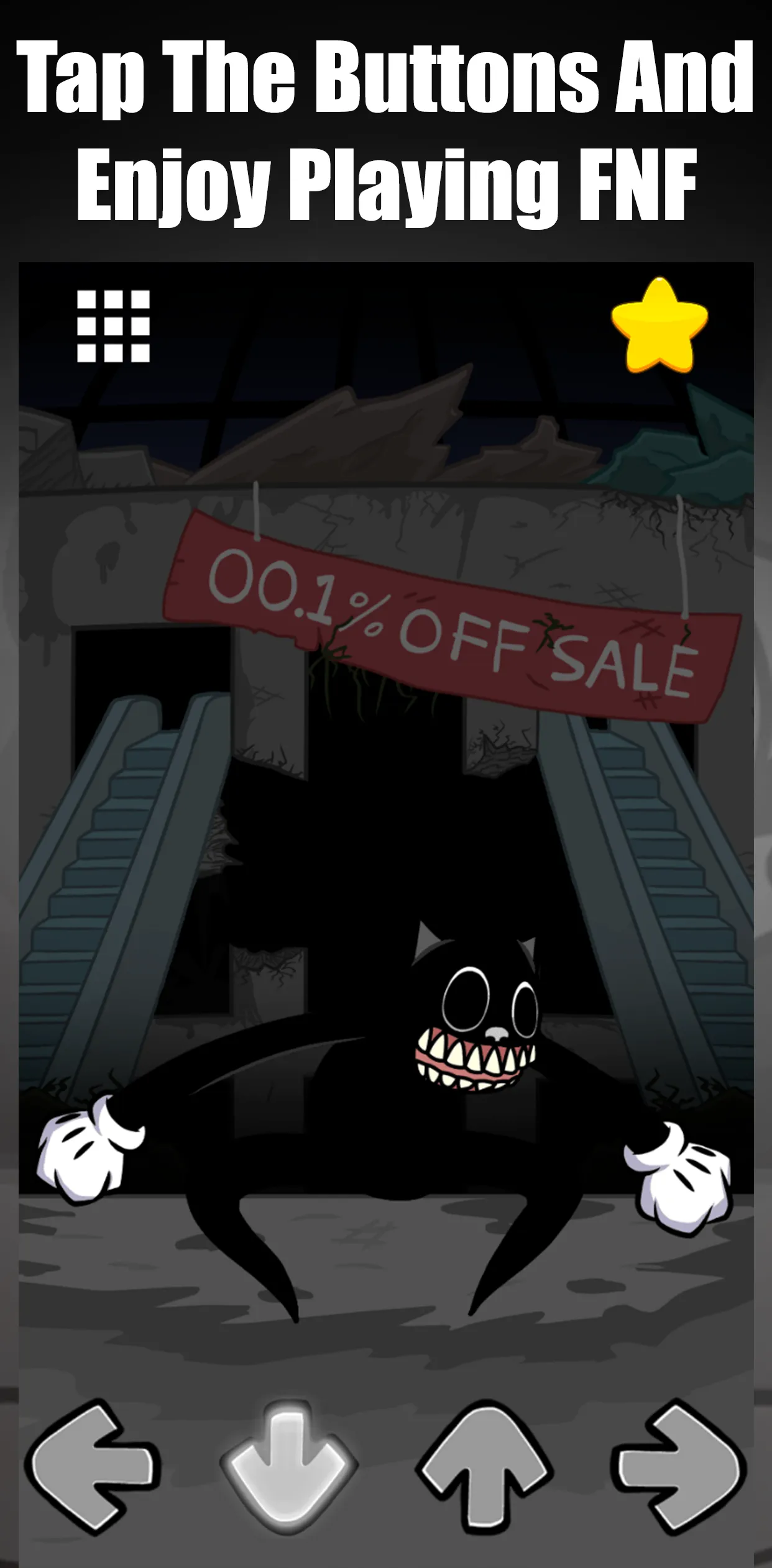 Scary Cartoon Cat FNF Mod Test | Indus Appstore | Screenshot