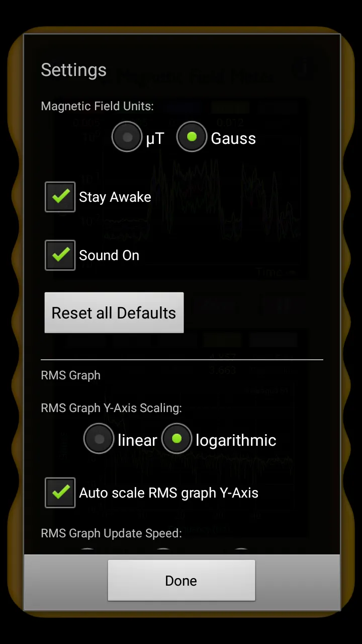 AC Magnetic Field Meter | Indus Appstore | Screenshot