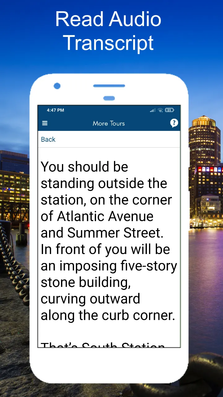 Boston Harborwalk Tour Guide | Indus Appstore | Screenshot