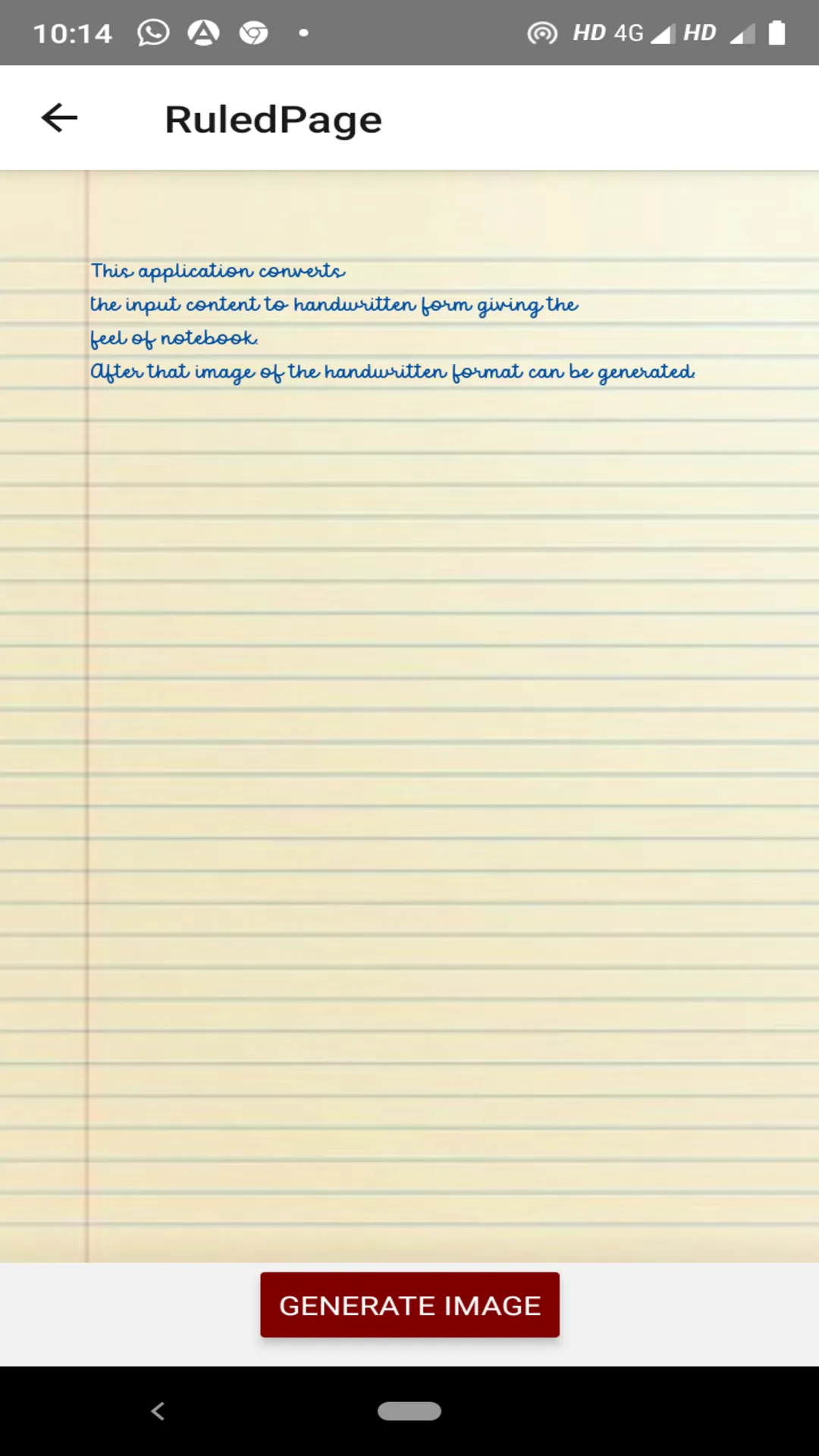 Text to Handwriting | Indus Appstore | Screenshot