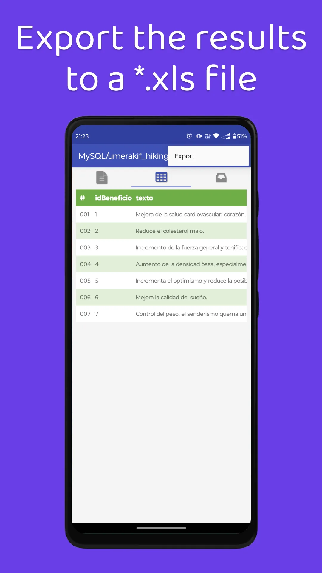 SQLApp SQL Client MsSQL, MySQL | Indus Appstore | Screenshot