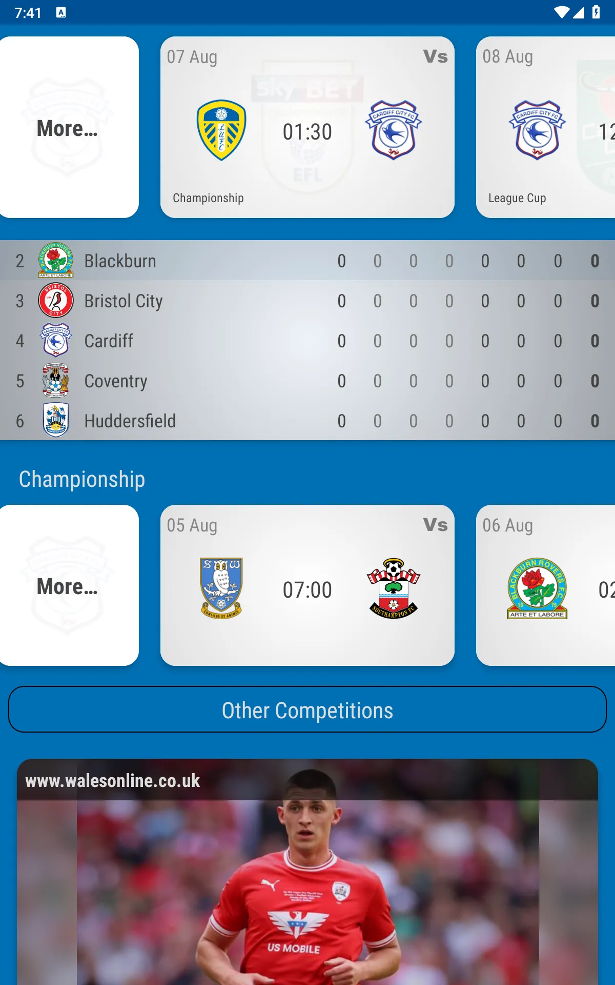 Cardiff City Fan App | Indus Appstore | Screenshot