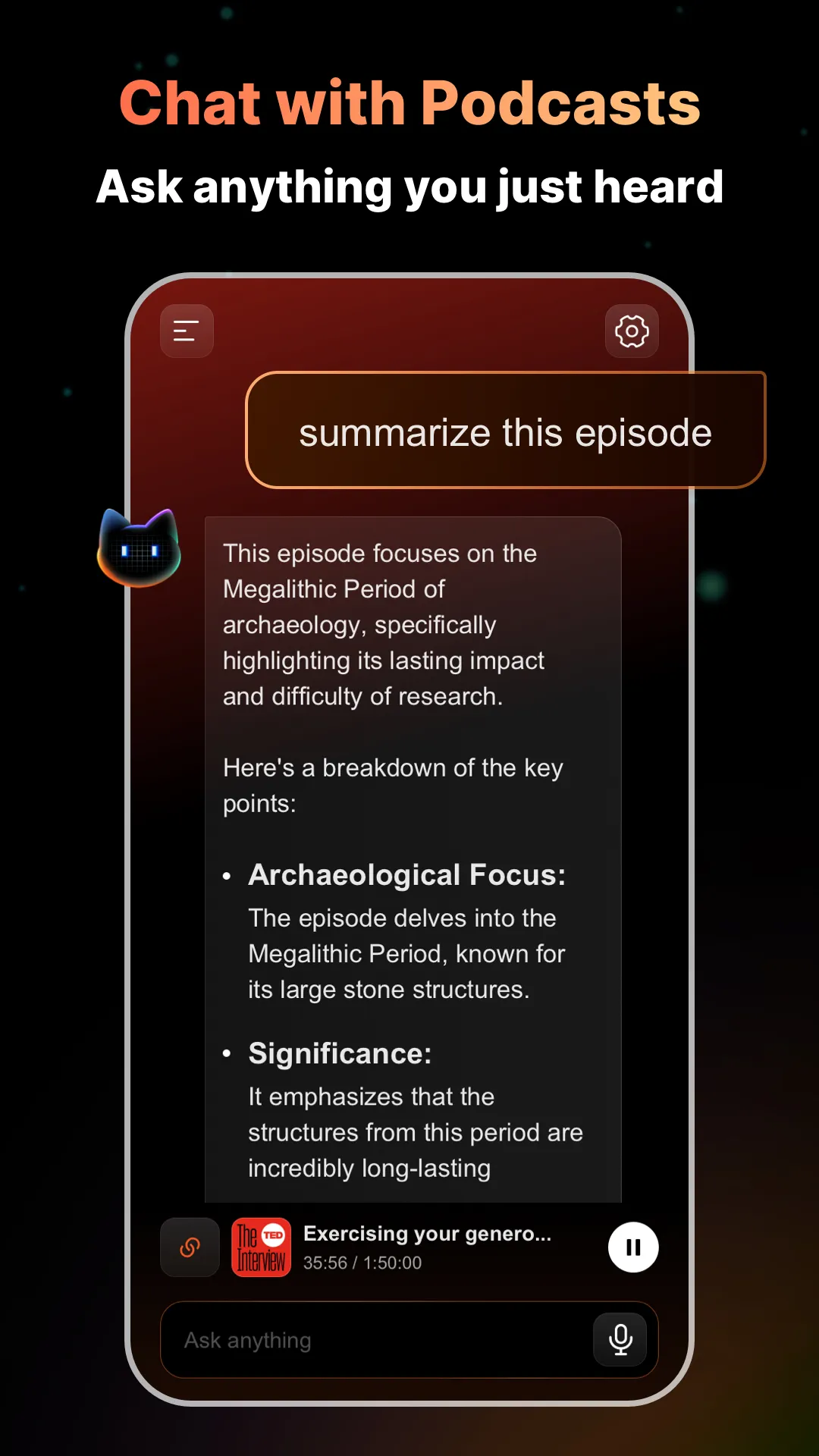 CastFox - AI Podcast Agent | Indus Appstore | Screenshot