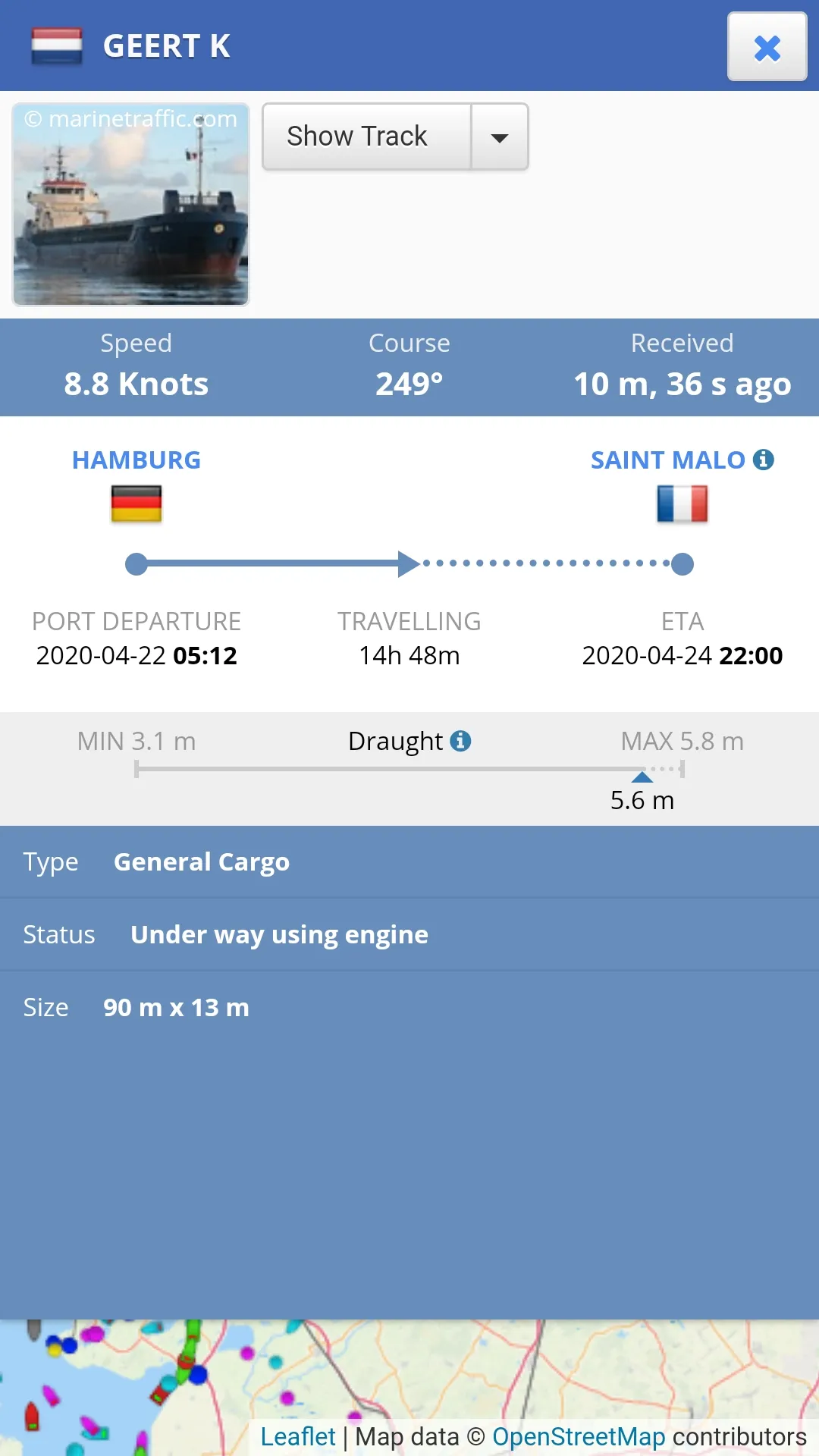 Ship Tracker - AIS Marine Rada | Indus Appstore | Screenshot