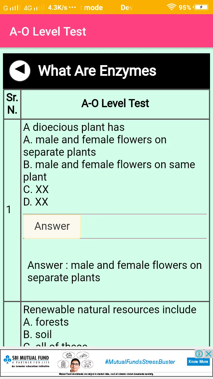 A-O Level Test | Indus Appstore | Screenshot