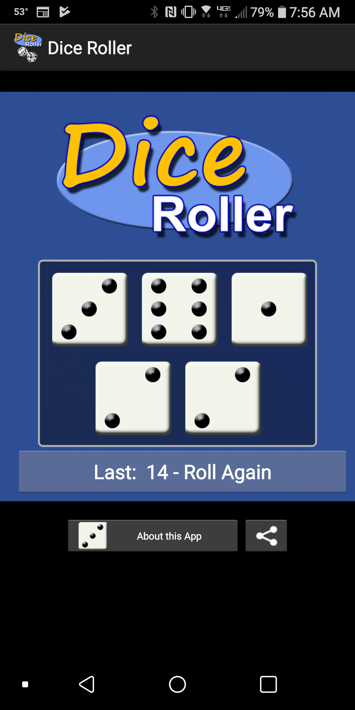 Dice Roller Simulator | Indus Appstore | Screenshot