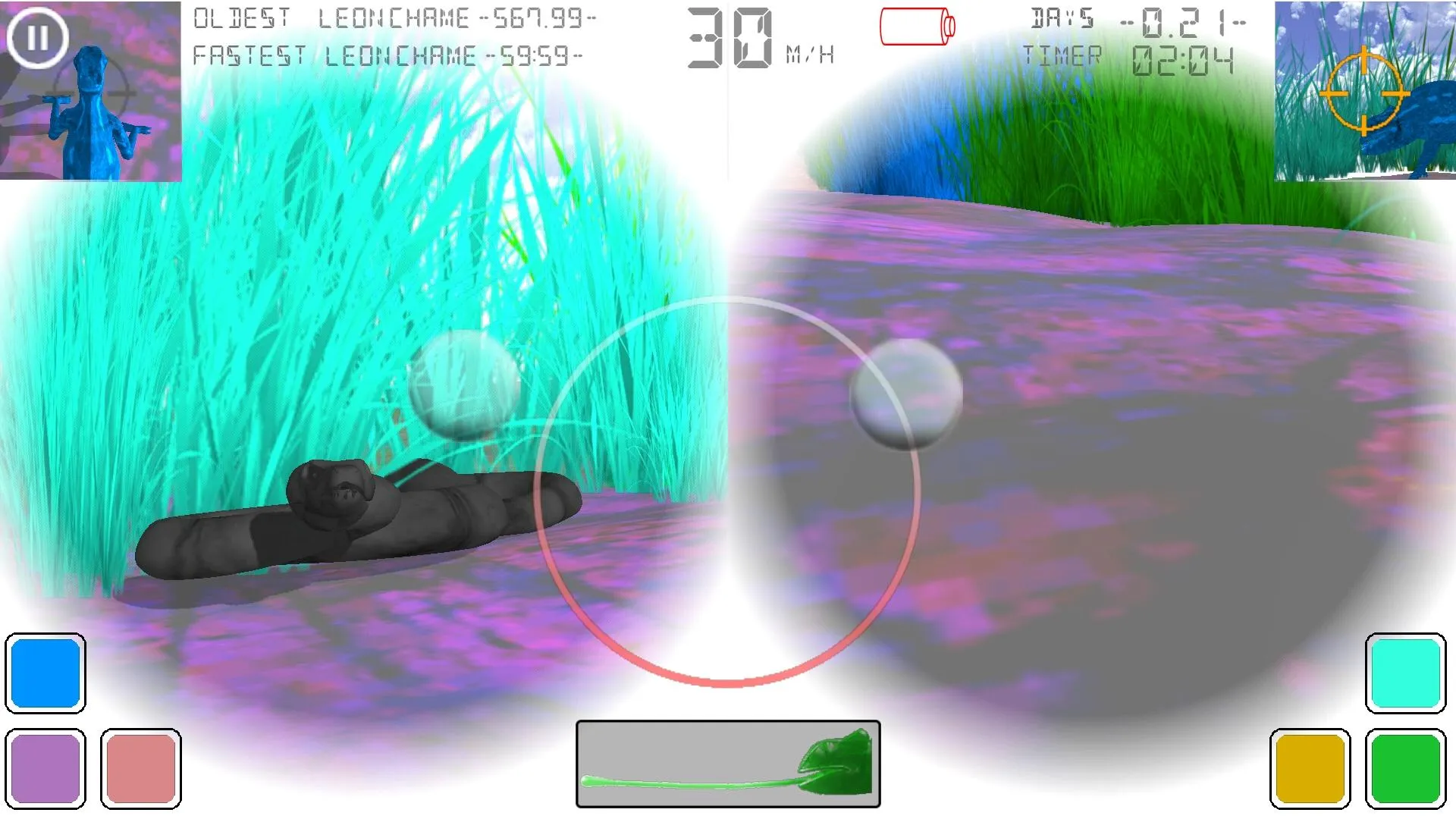 Chameleon race 3D Simulator | Indus Appstore | Screenshot