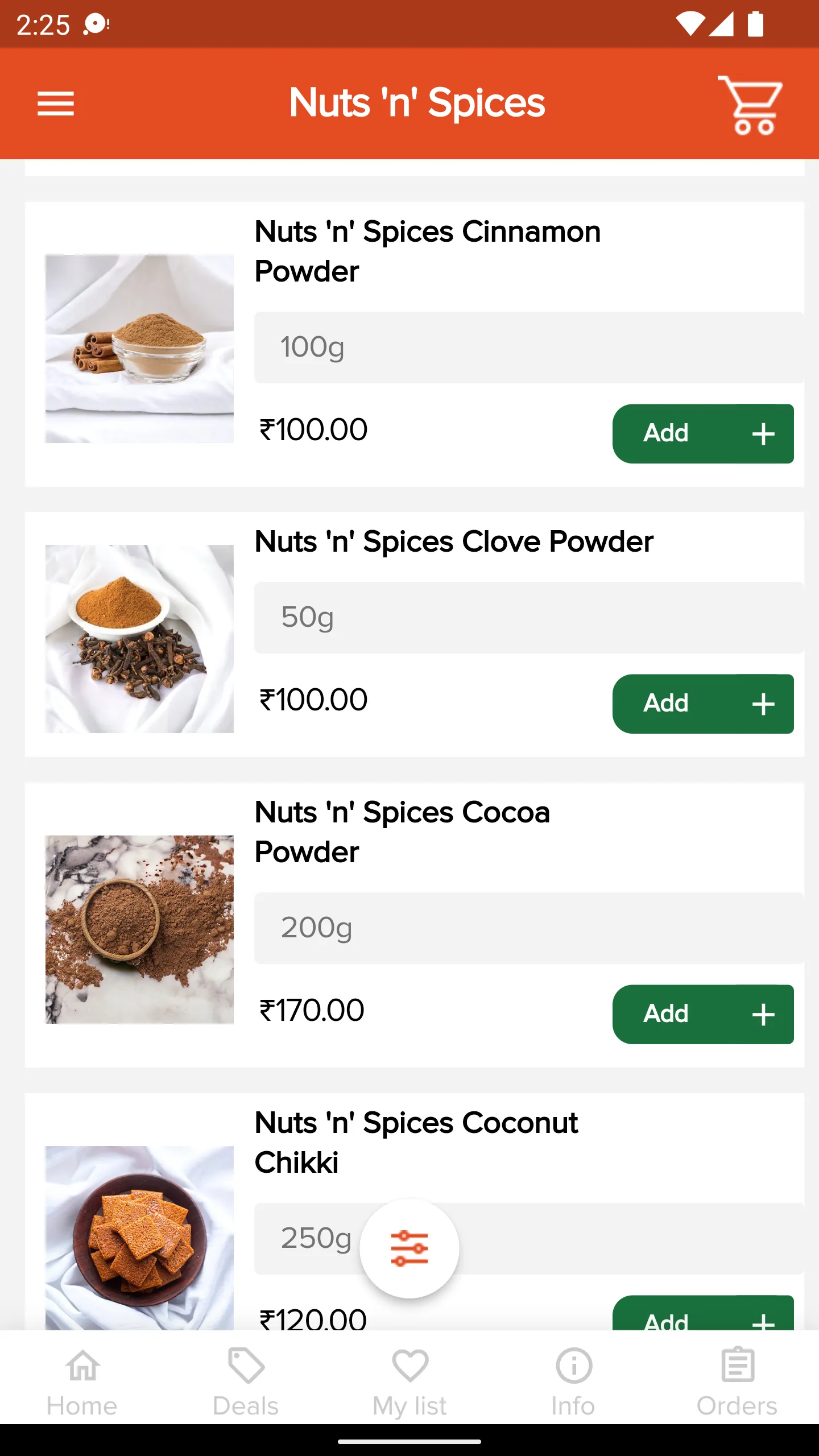 Nuts 'n' Spices | Indus Appstore | Screenshot