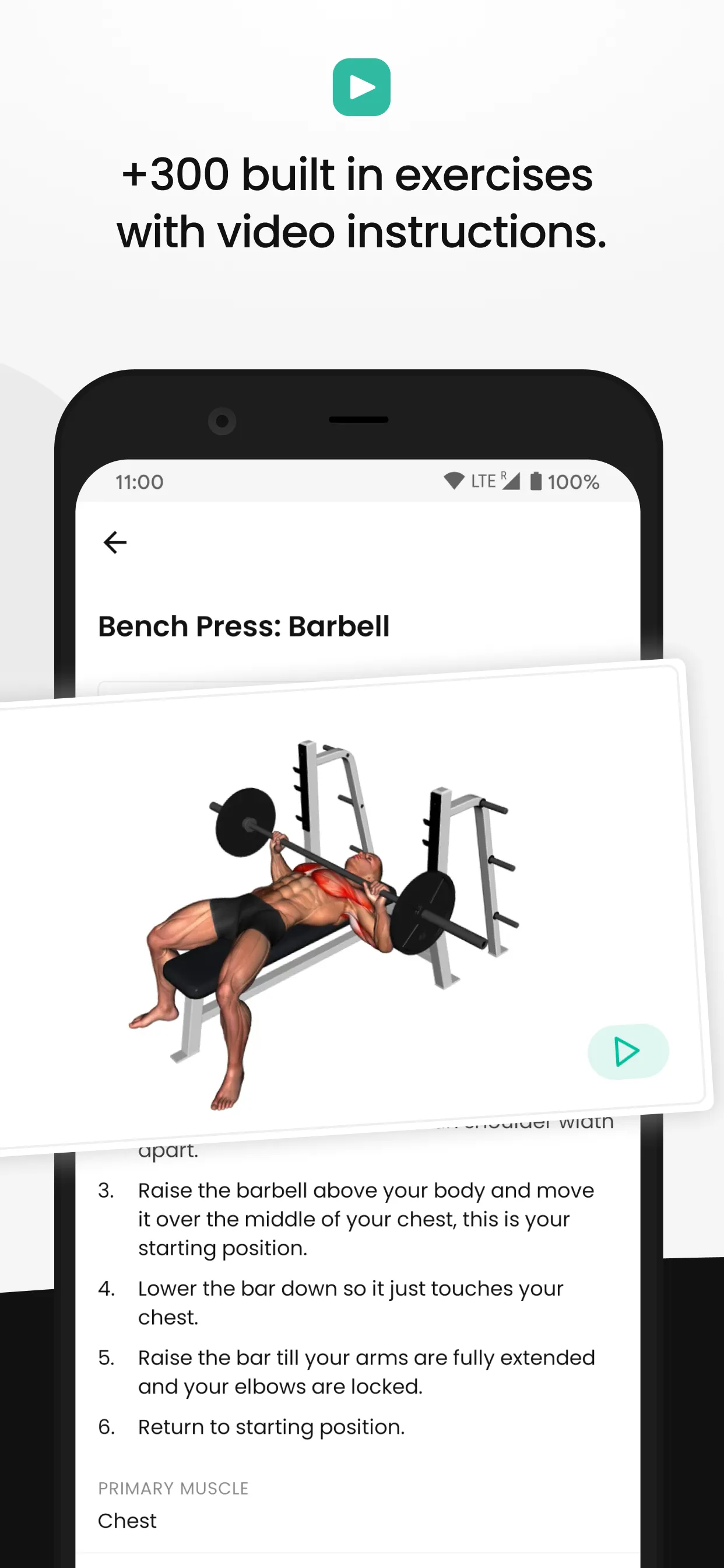 FitHero - Gym Workout Tracker | Indus Appstore | Screenshot