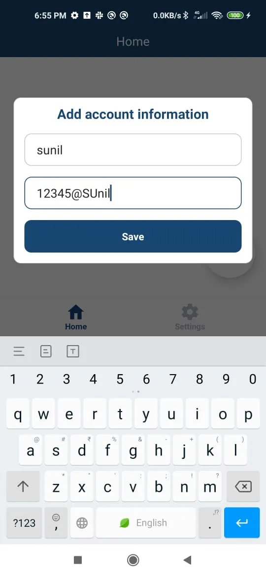 Pocket Password | Indus Appstore | Screenshot