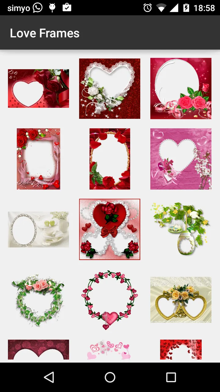 Love photo Frames | Indus Appstore | Screenshot