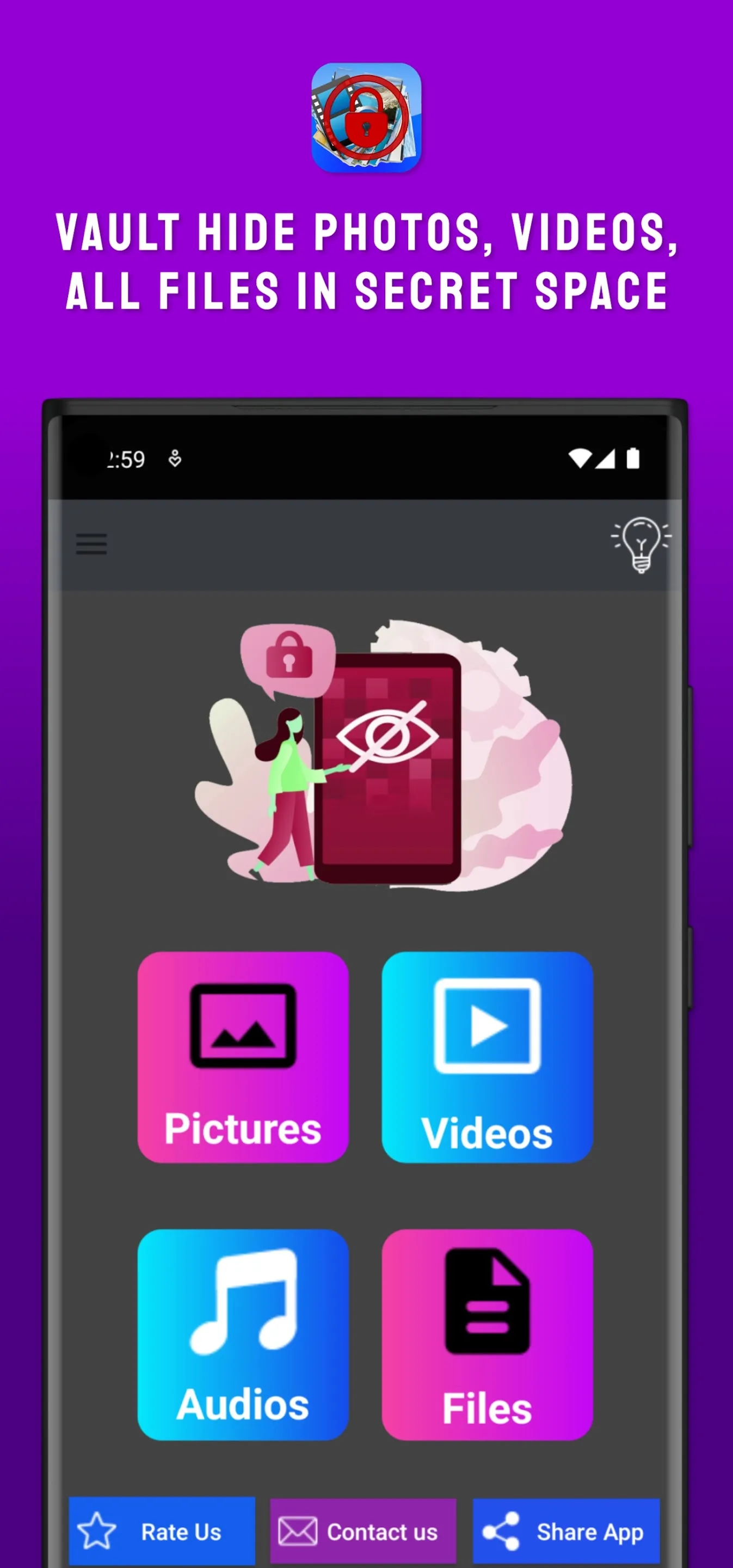 Vault : Hide Photos & Videos | Indus Appstore | Screenshot