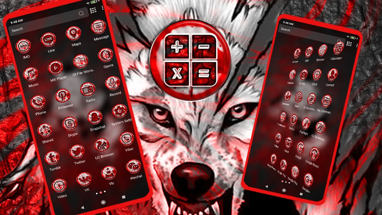 Wolf 3D  Launcher Theme | Indus Appstore | Screenshot