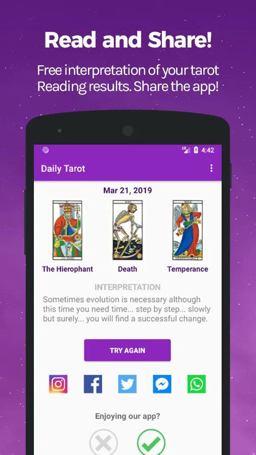 Tarot - Daily Tarot Reading | Indus Appstore | Screenshot