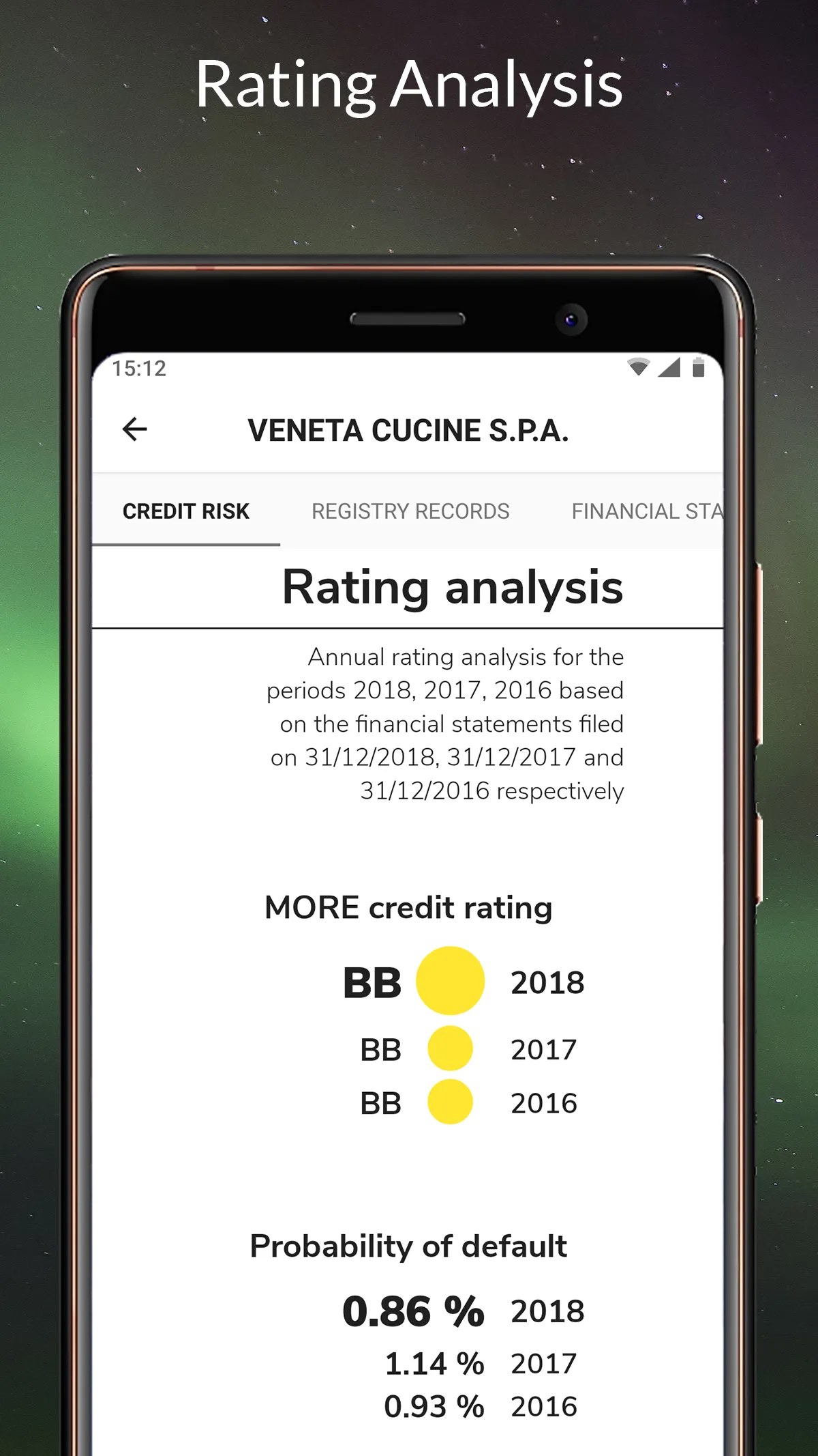 s-peek - Credit Rating | Indus Appstore | Screenshot