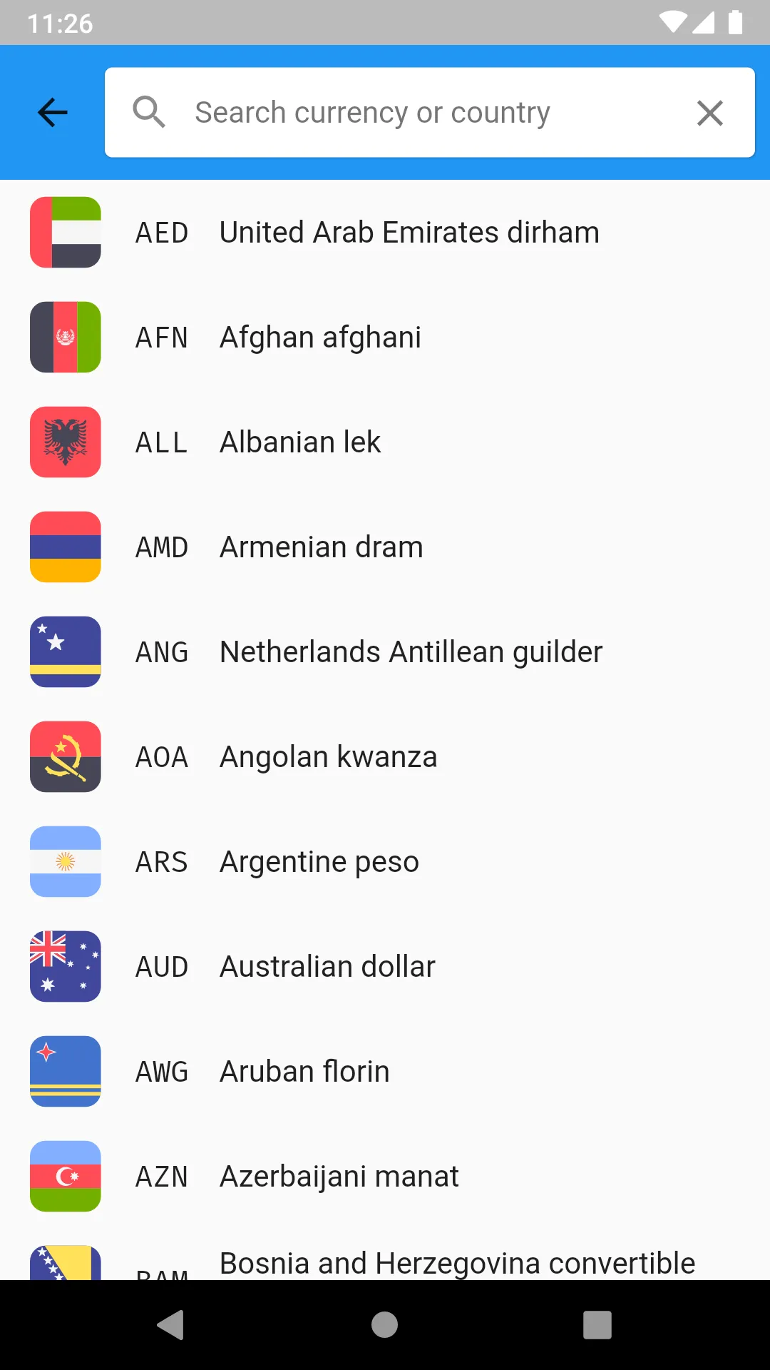 Infinite Currency Converter | Indus Appstore | Screenshot