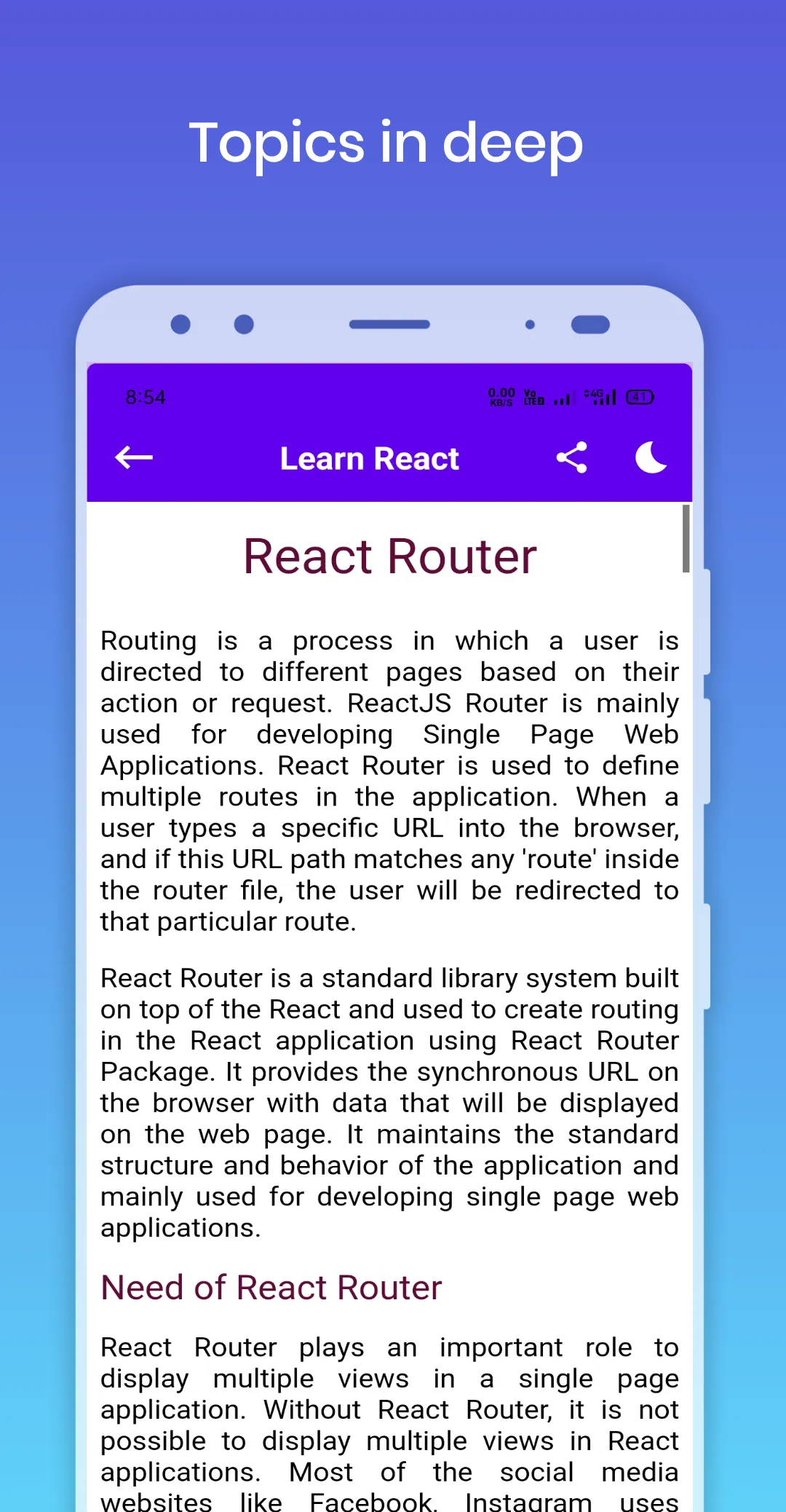 Learn React JS | Indus Appstore | Screenshot