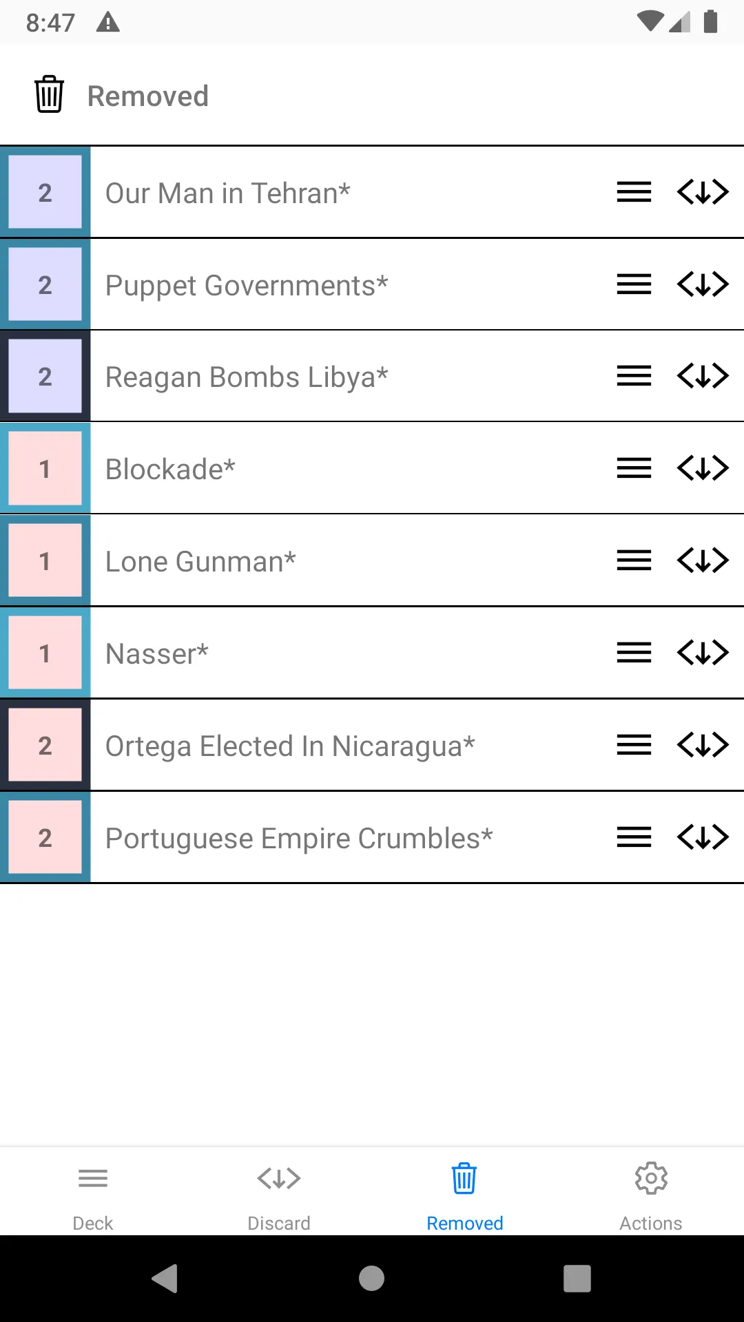 TS Card Tracker | Indus Appstore | Screenshot