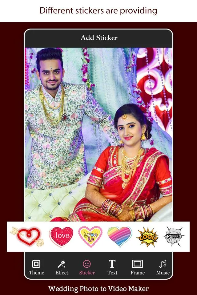 Wedding Photo to Video Maker w | Indus Appstore | Screenshot