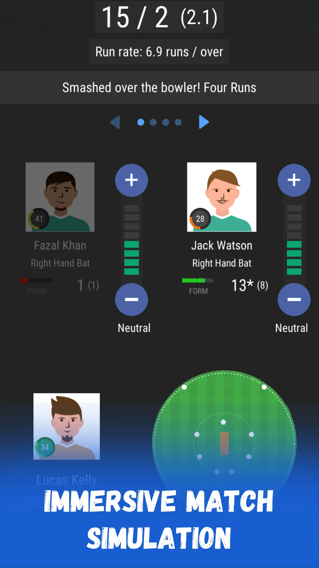 Wicket Cricket Manager | Indus Appstore | Screenshot