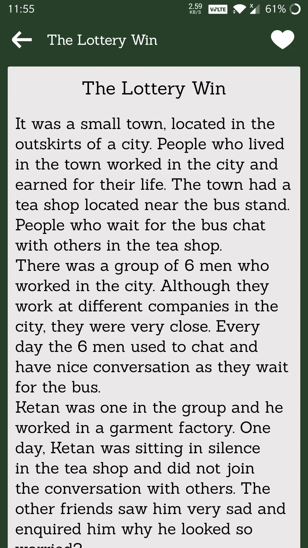 English Stories :Short Stories | Indus Appstore | Screenshot