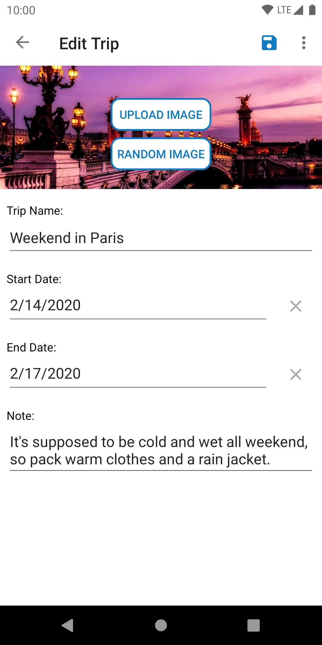 OneBag: Travel Packing Lists | Indus Appstore | Screenshot