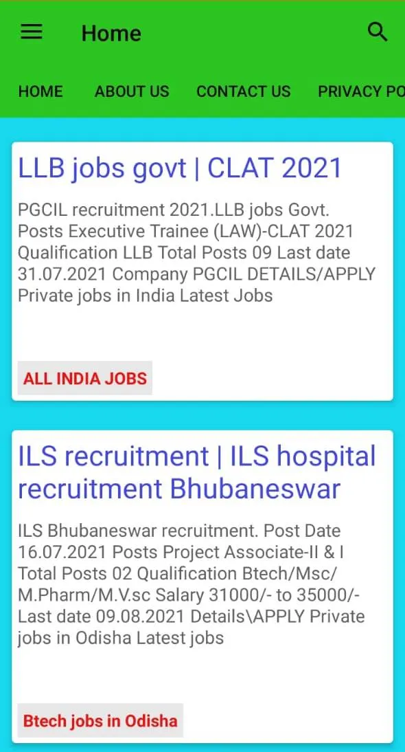 Odisha Local Jobs | Indus Appstore | Screenshot