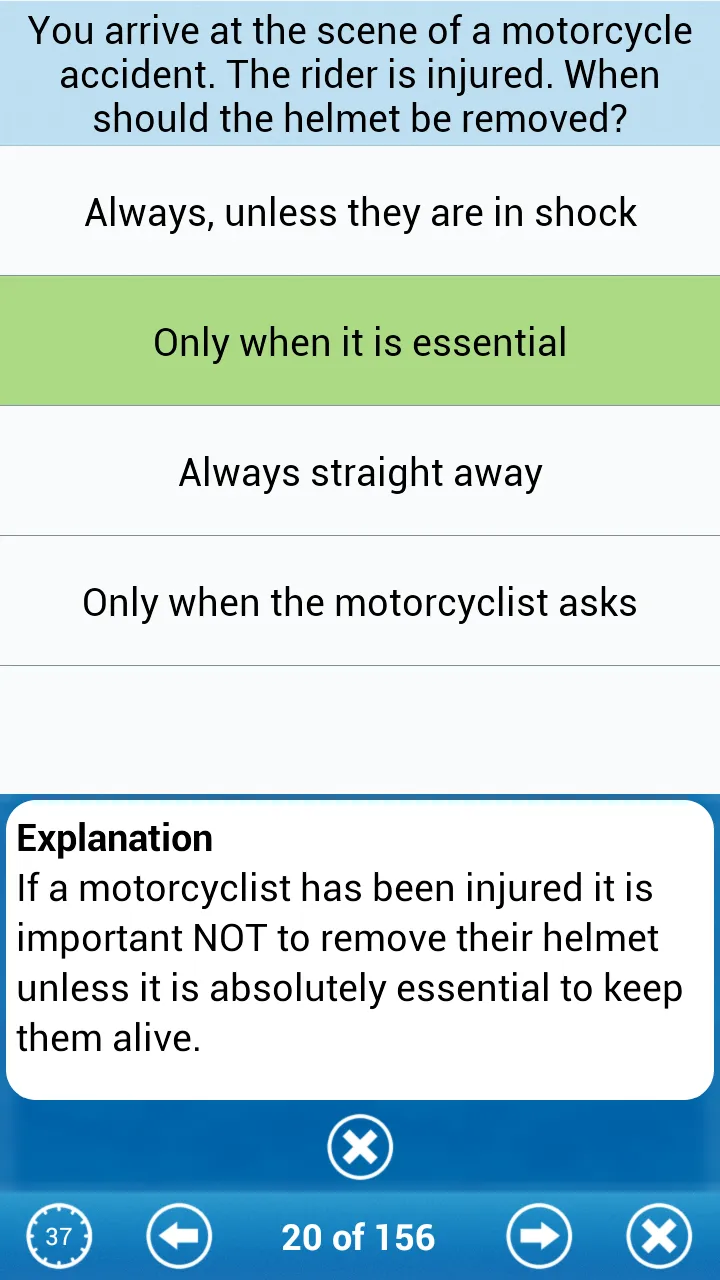 ADI-PDI Theory Test for UK LE | Indus Appstore | Screenshot