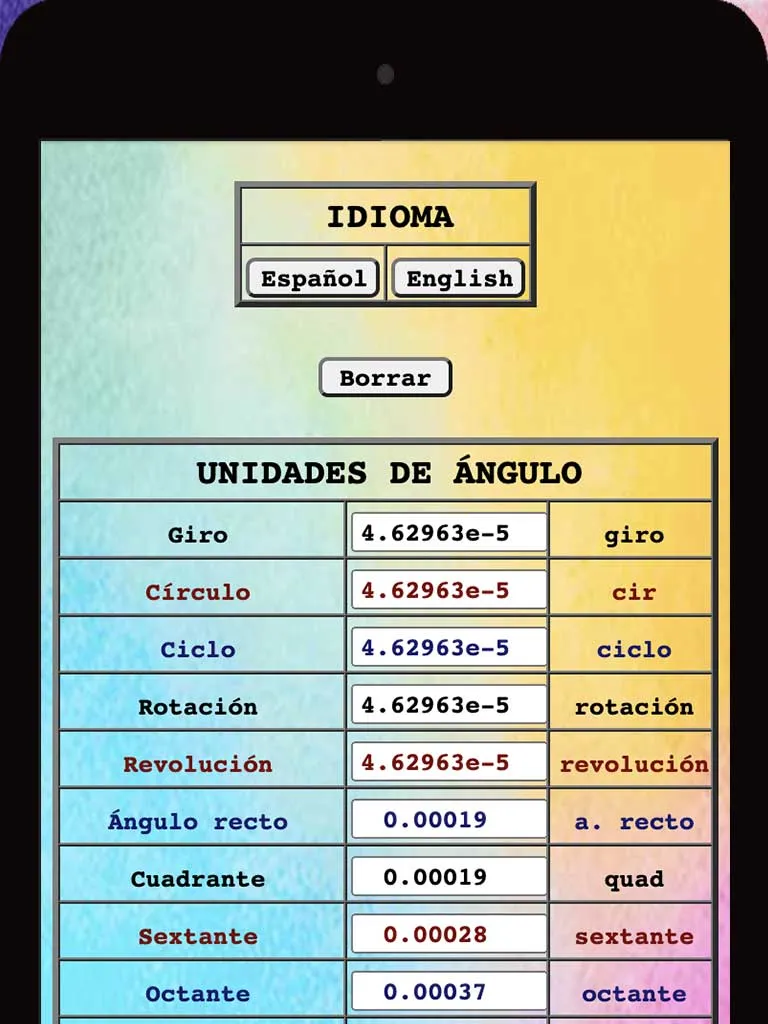 Convertidor de unidades | Indus Appstore | Screenshot