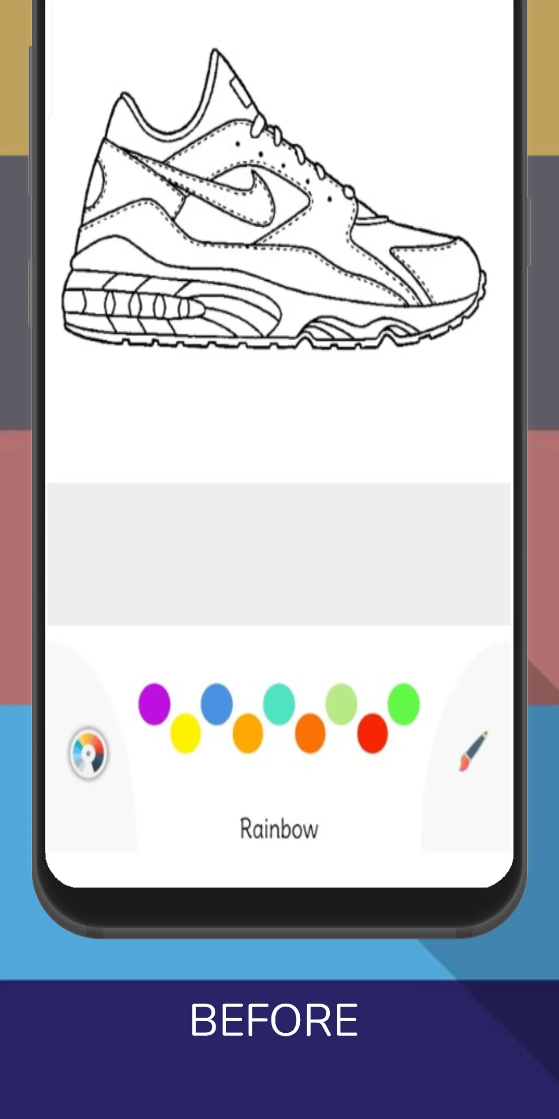 Sneakers Art Coloring Book | Indus Appstore | Screenshot