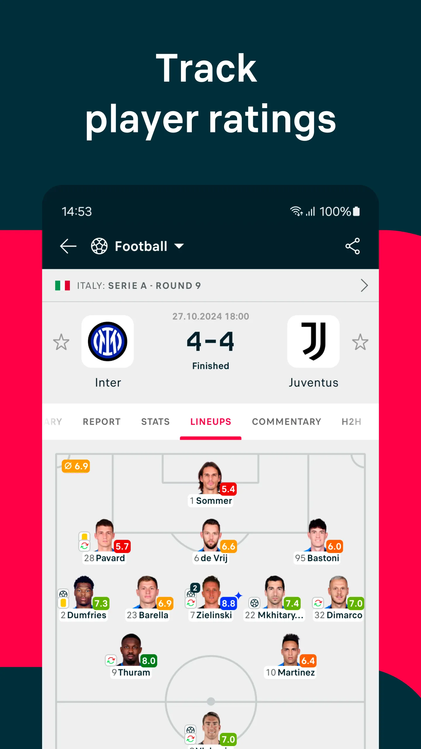 Flashscore: Live Scores & News | Indus Appstore | Screenshot