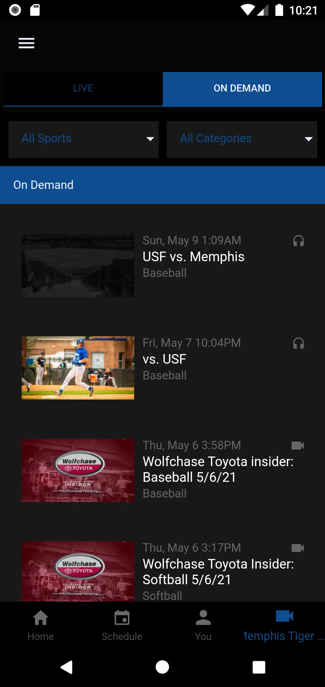 Official Memphis Tigers | Indus Appstore | Screenshot