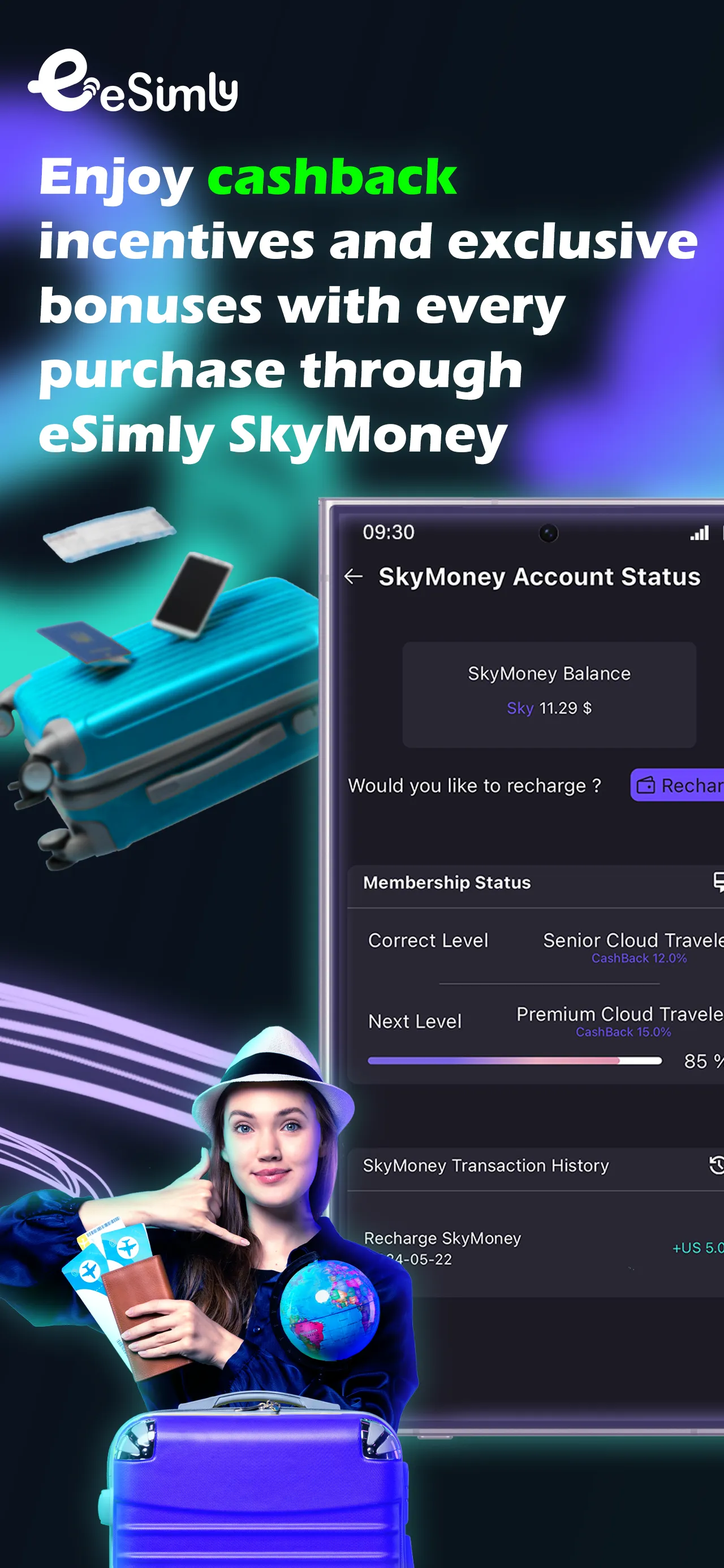 eSimly: eSIM Internet & Travel | Indus Appstore | Screenshot