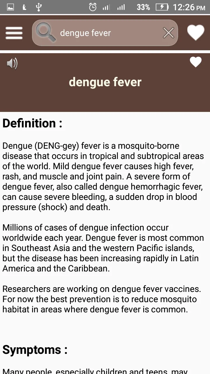 Disease Dictionary: Medical Di | Indus Appstore | Screenshot