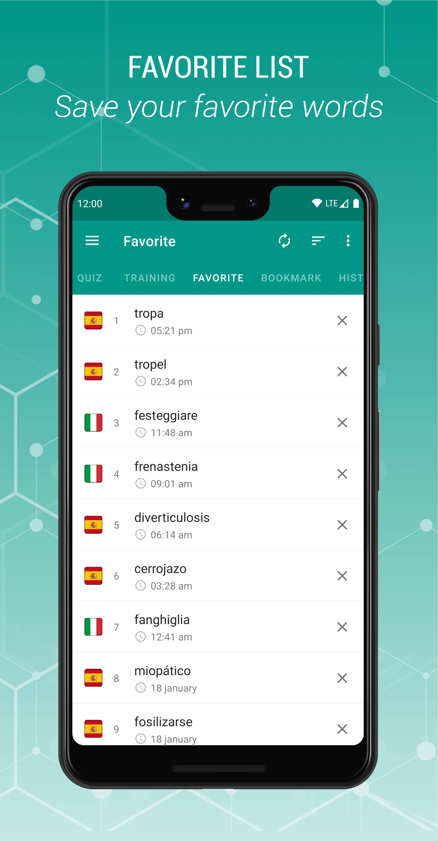 Spanish-Italian dictionary | Indus Appstore | Screenshot