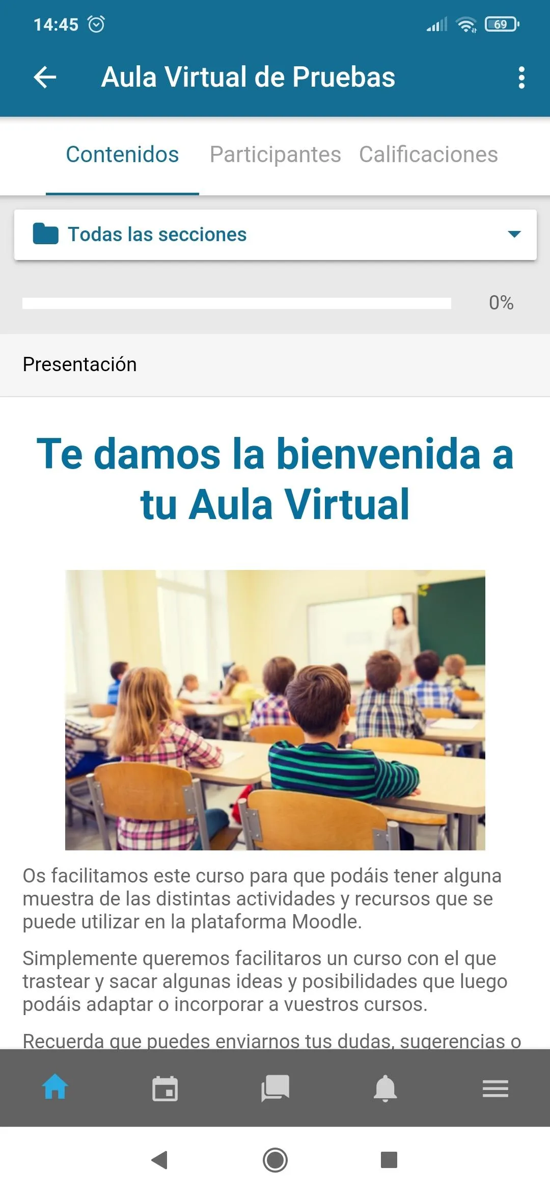 Aula Virtual Educacyl | Indus Appstore | Screenshot