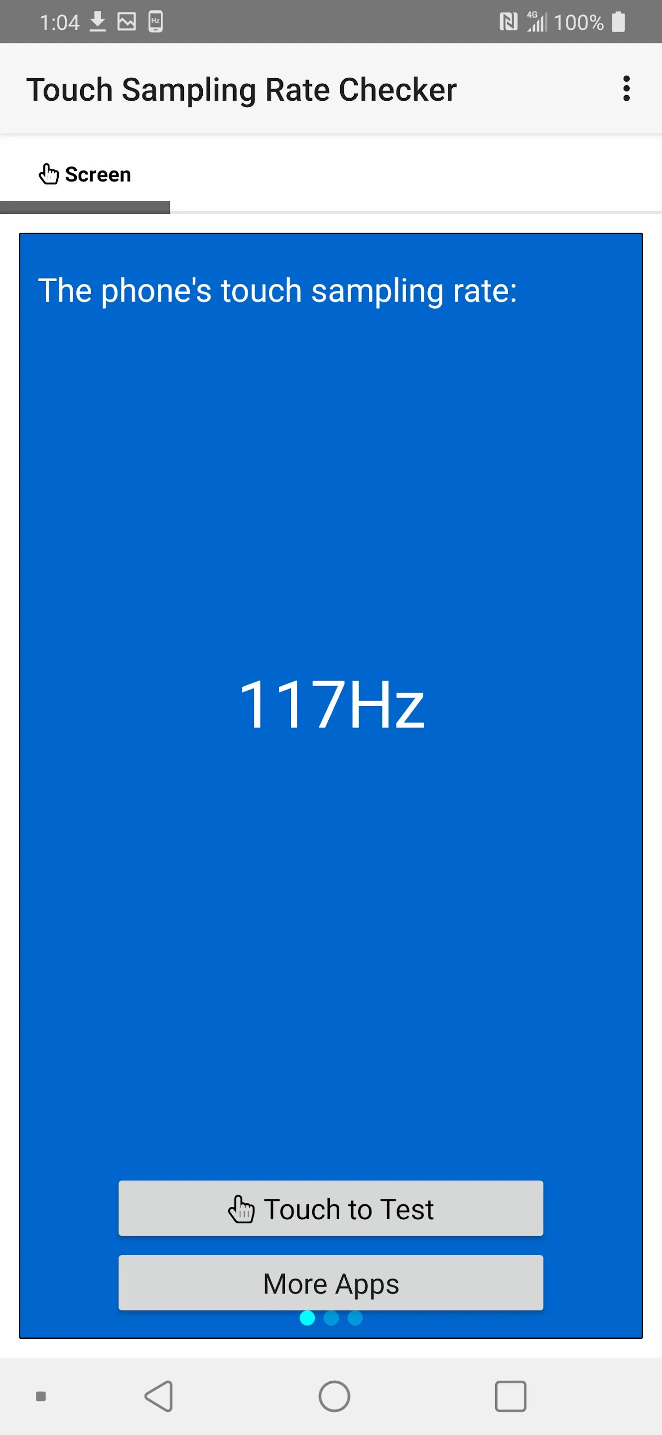 Touch Sampling Rate Checker | Indus Appstore | Screenshot