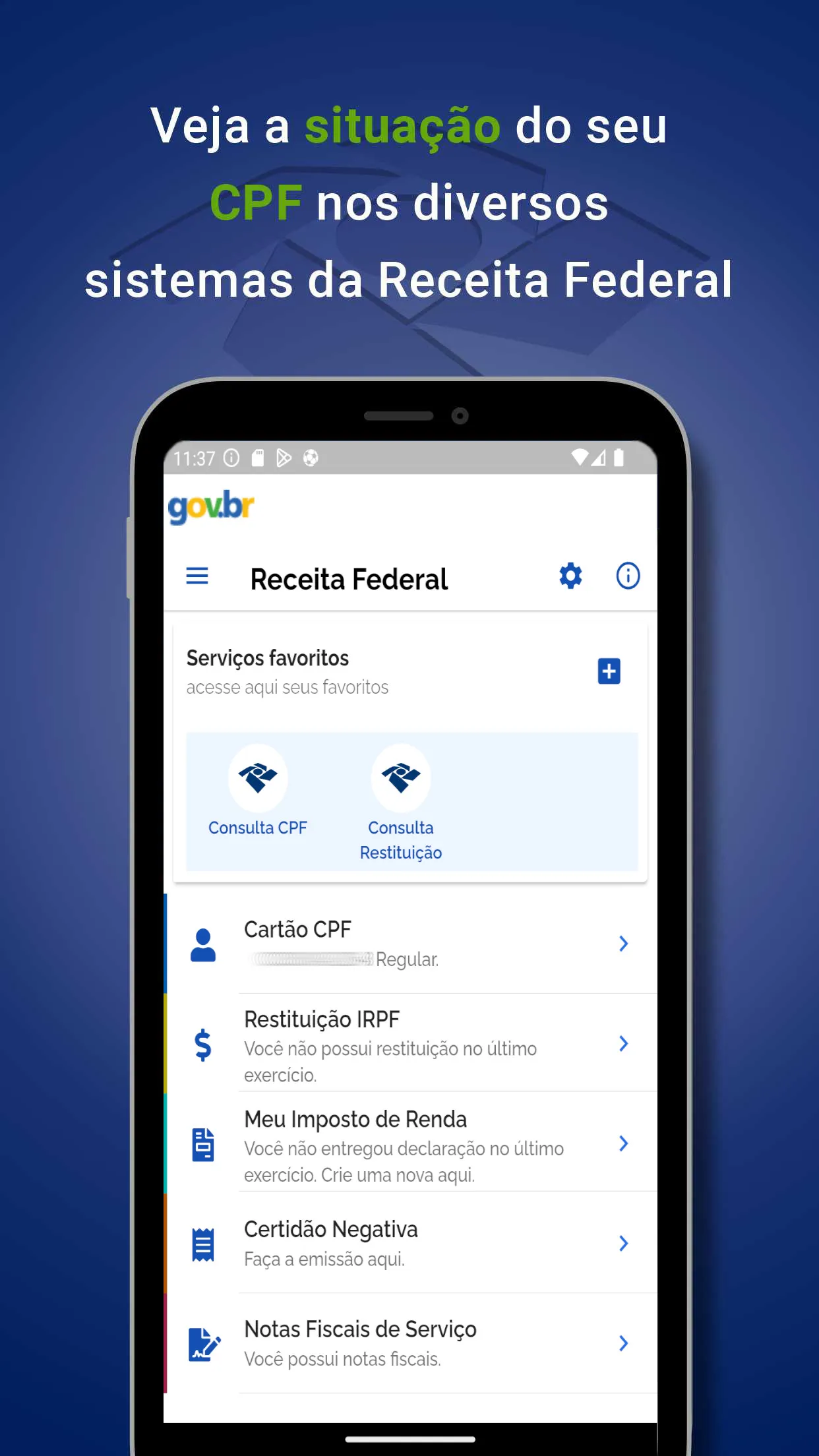 Receita Federal | Indus Appstore | Screenshot