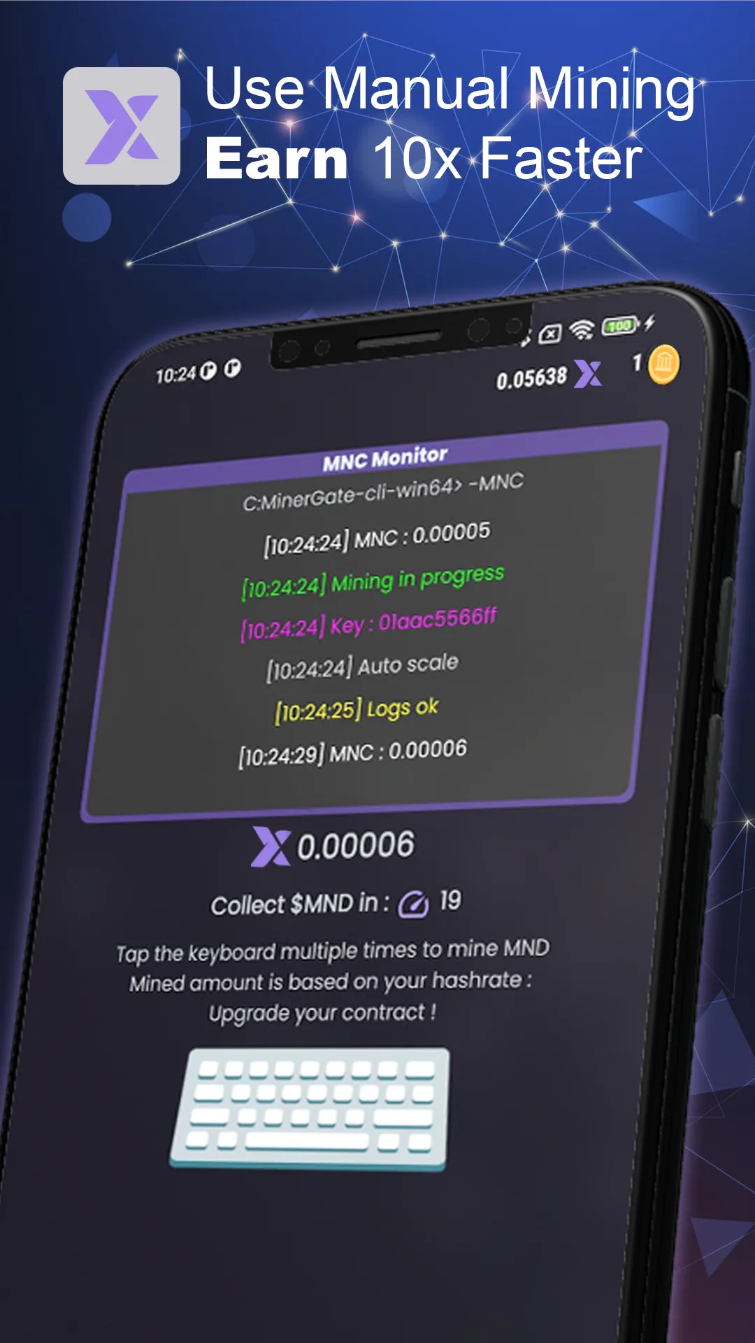 Minex - Cloud Crypto Mining | Indus Appstore | Screenshot