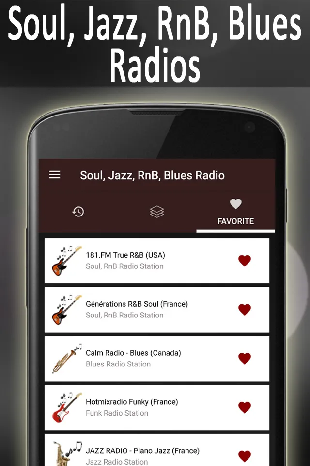 Blues Jazz Funk Soul R&B Radio | Indus Appstore | Screenshot