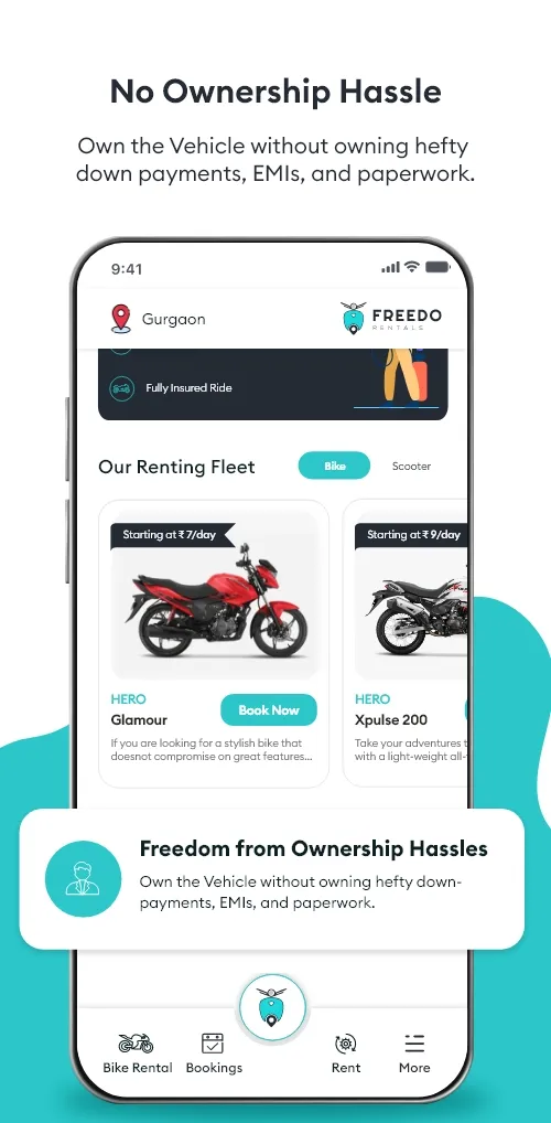 Freedo Rentals Bike Rental App | Indus Appstore | Screenshot