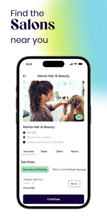 Salonist for Customer | Indus Appstore | Screenshot