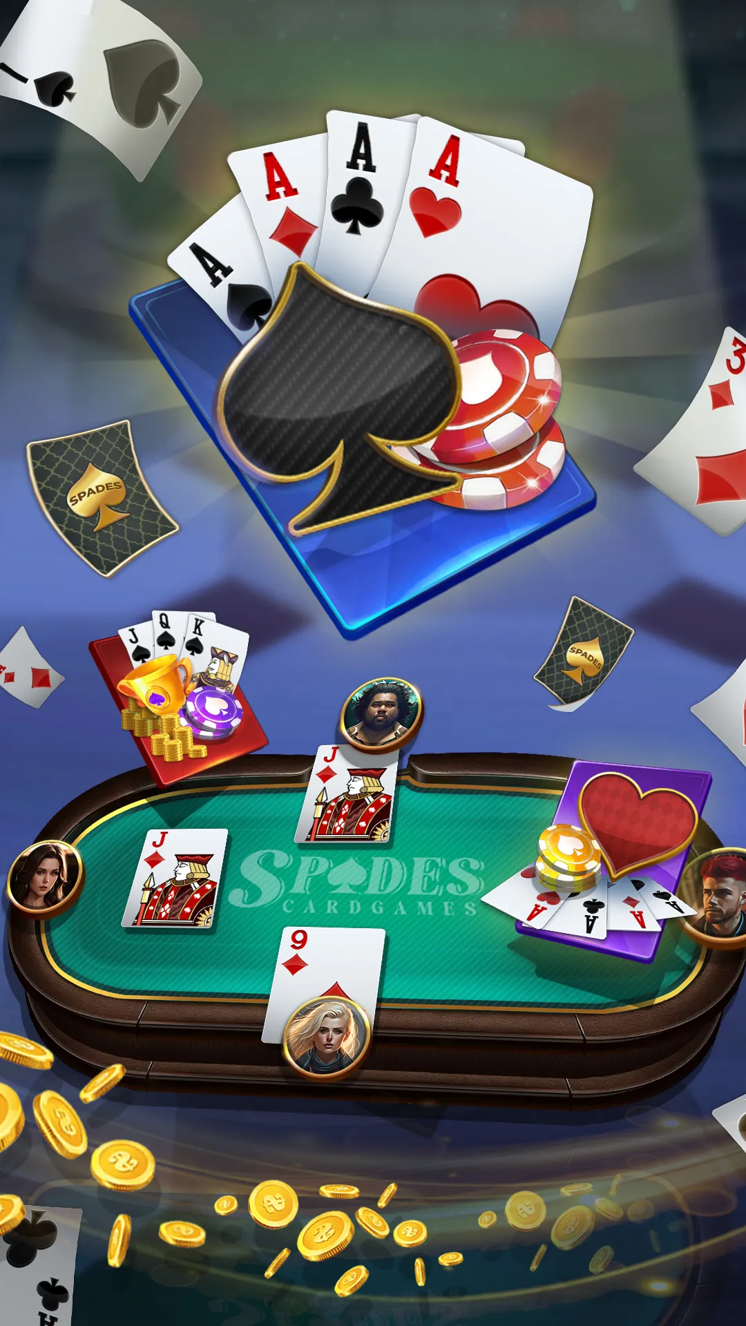 Spades Classic - Card Game | Indus Appstore | Screenshot