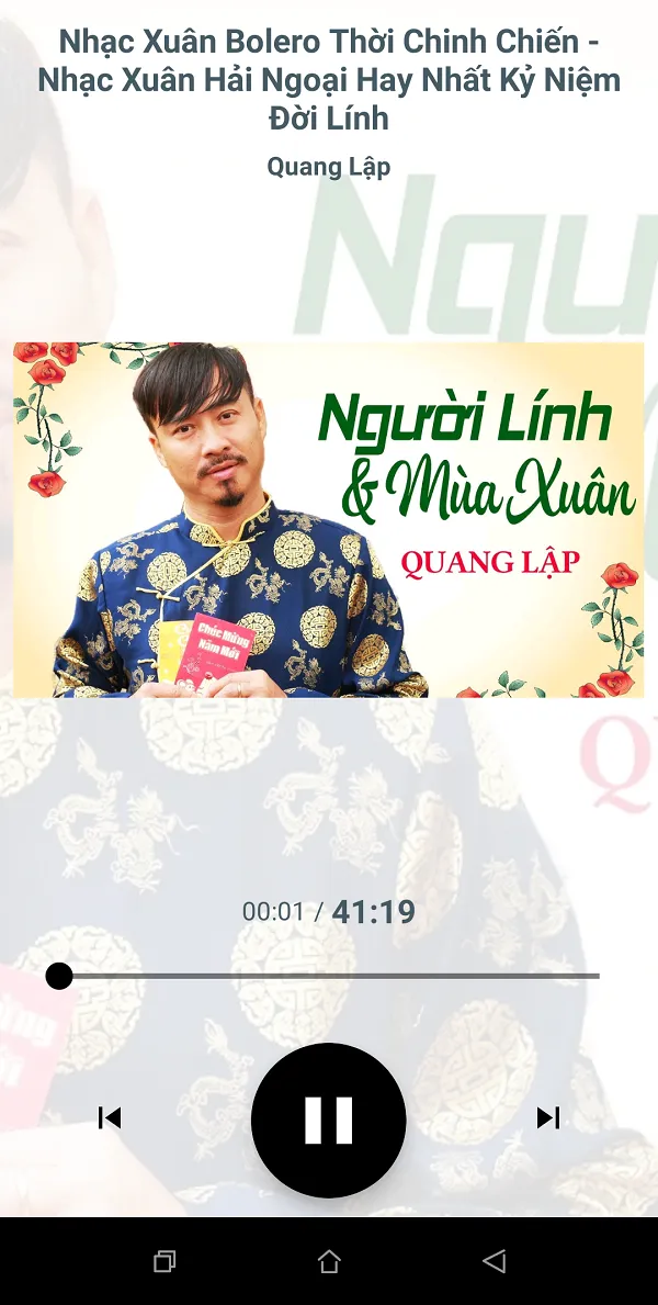 Nhạc Quang Lập Bolero | Indus Appstore | Screenshot