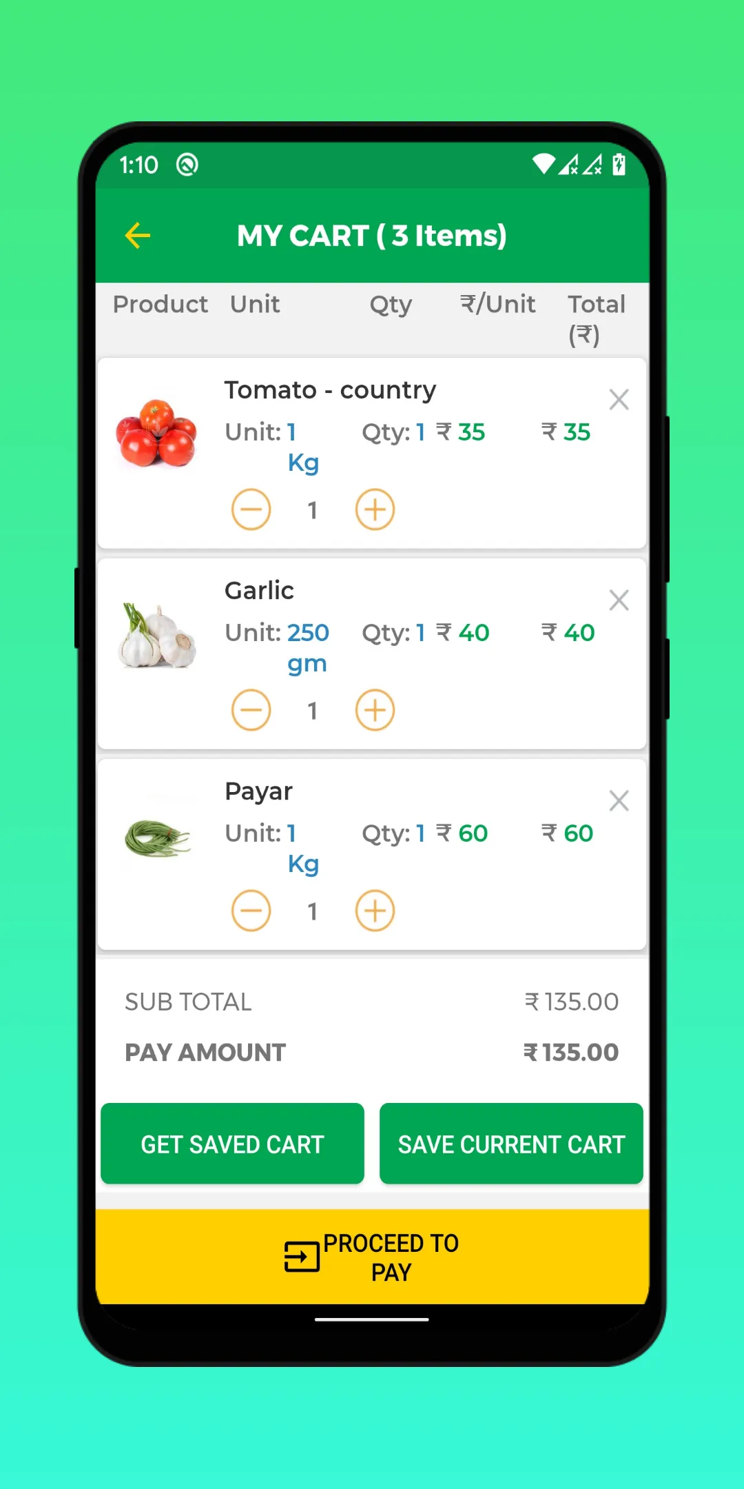 GDR Farmfresh | Indus Appstore | Screenshot