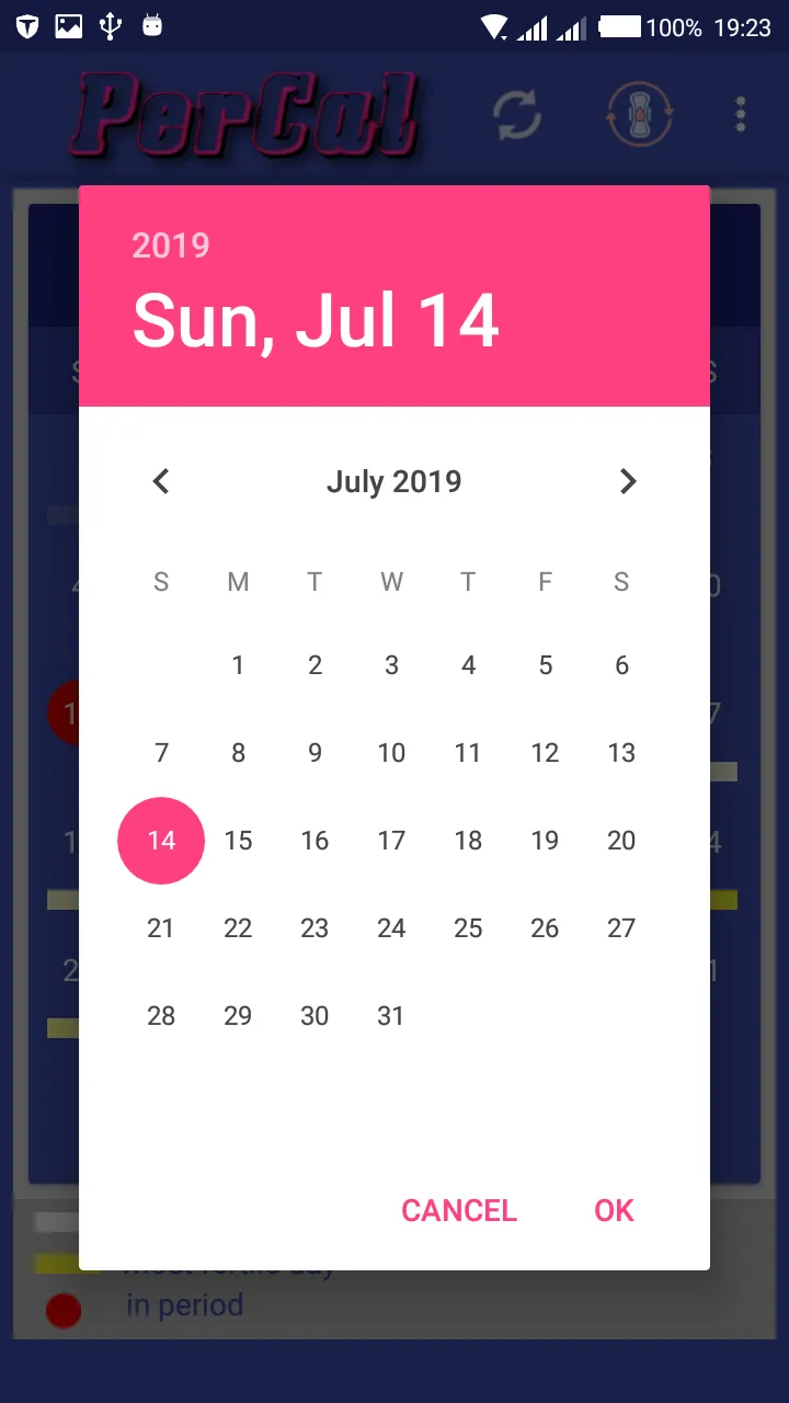 Period Calendar | Indus Appstore | Screenshot