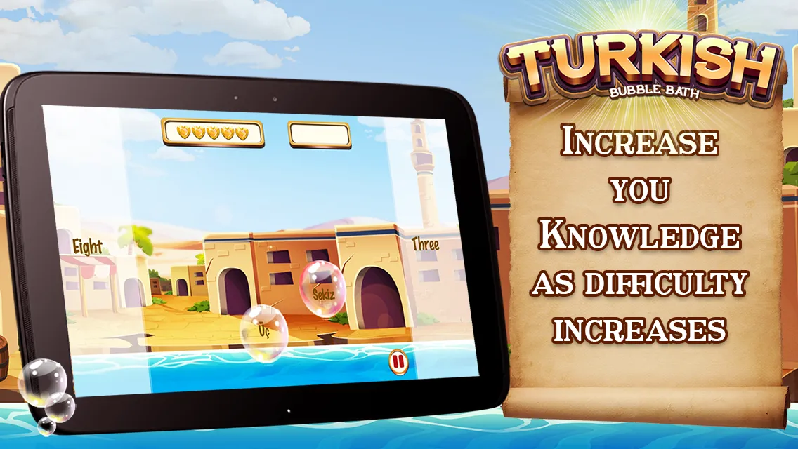 Learn Turkish Bubble Bath Free | Indus Appstore | Screenshot