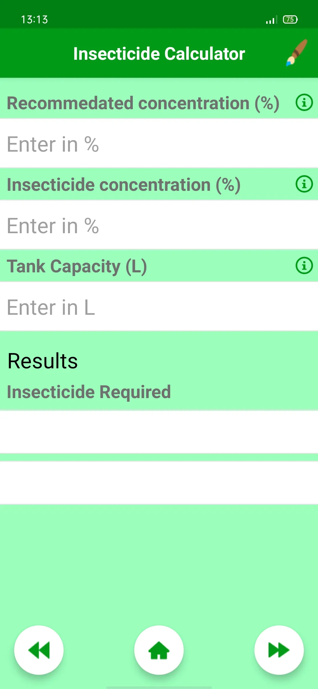 Oil Palm Pesticide Calculator- | Indus Appstore | Screenshot